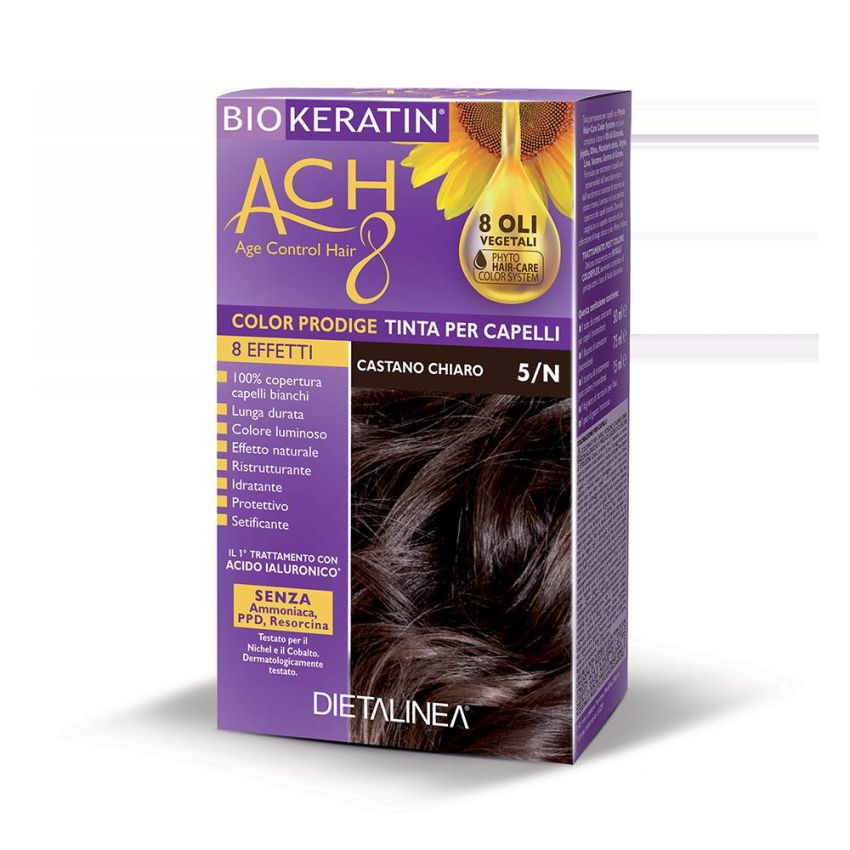Biokeratin Ach8 Tinta per Capelli 5/N - Castano Chiaro