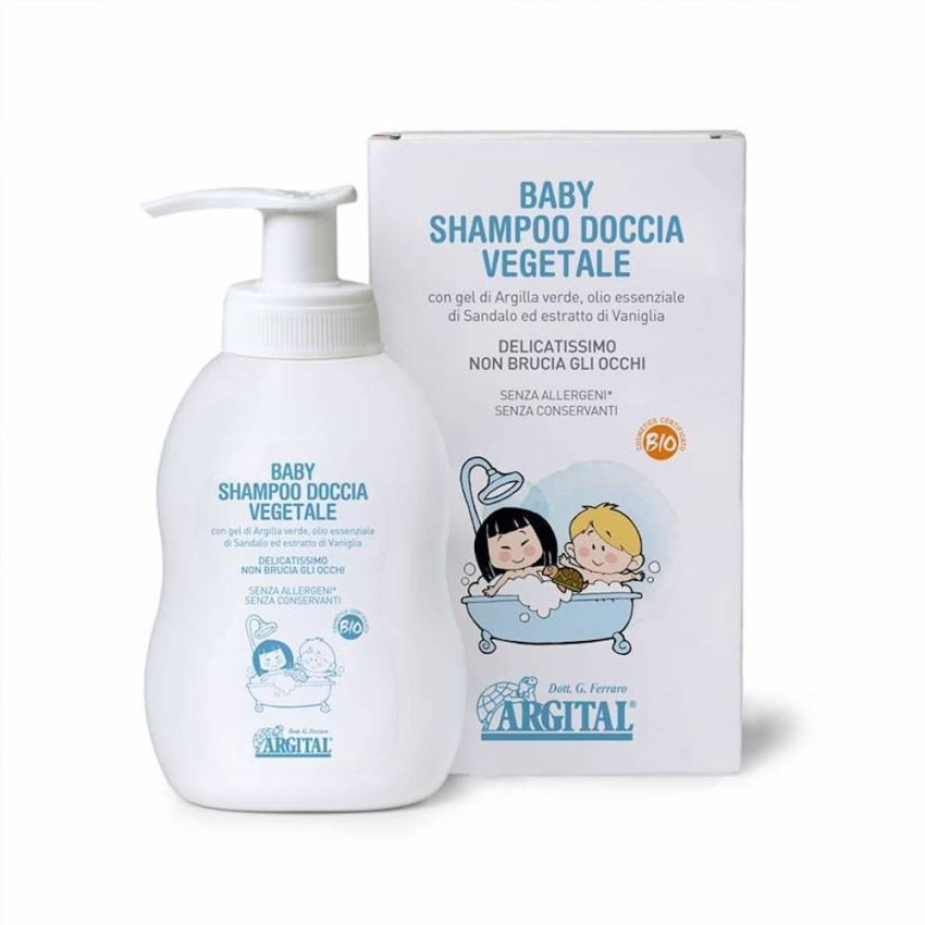 Argital Baby Shampoo & Doccia Vegetale 250ml - Naturale e Delicato