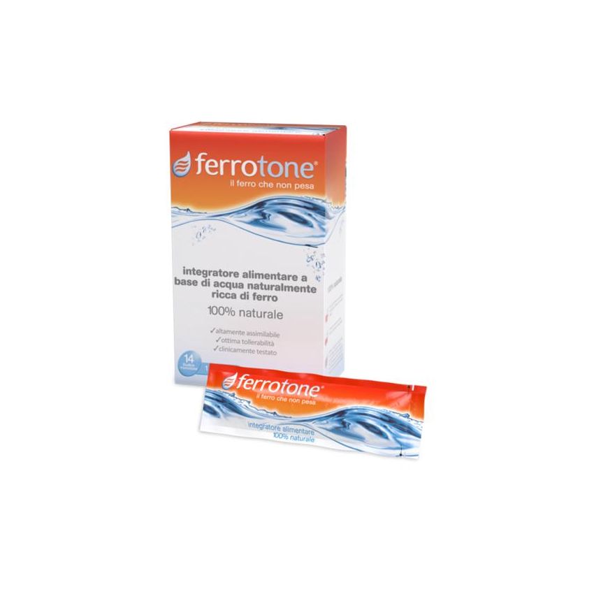 Ferrotone Supplemento Ferroso 20mg - 14 Buste