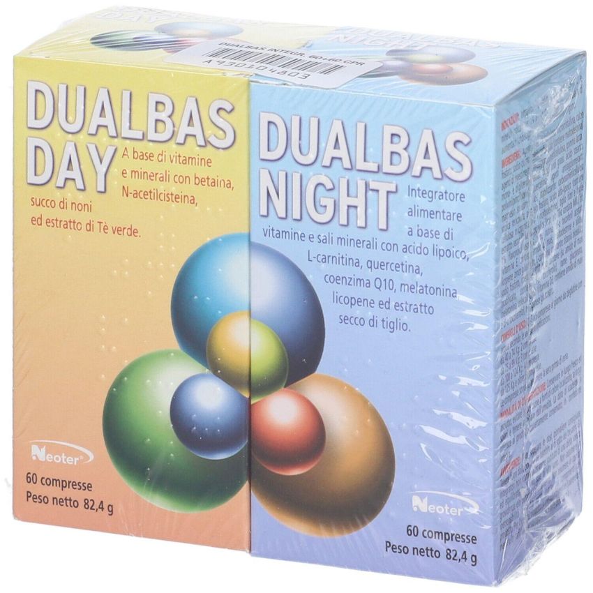 Dualbas 24 Ore Compresse - Pacchetto di 120 (60 Giorno + 60 Notte)