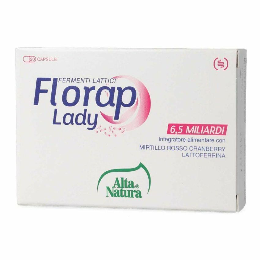 Florap Lady Probiotico 500mg - Confezione da 20 Opercoli