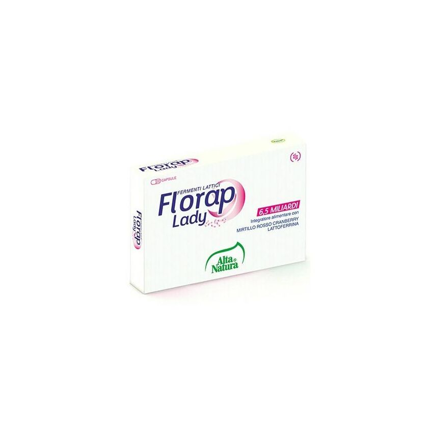 Florap Lady Probiotico 500mg - Confezione da 20 Opercoli