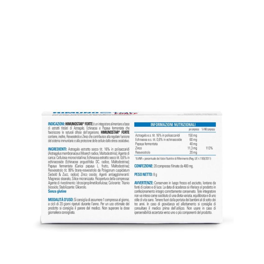 Himunostar Forte - Stimolatore Immunitario, 20 Compresse