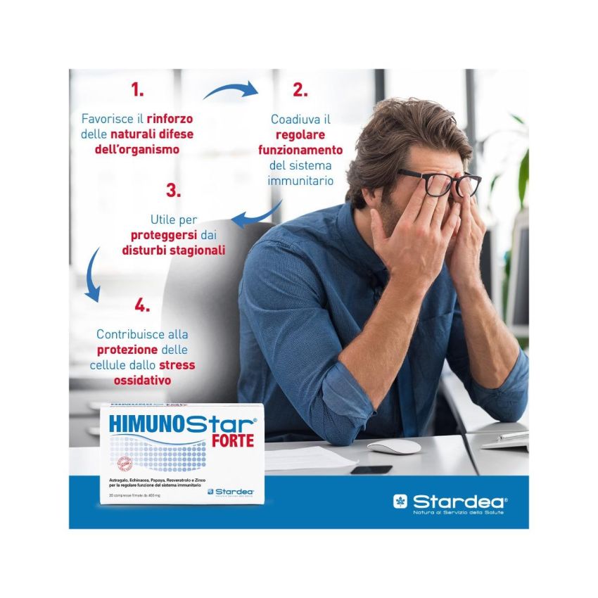 Himunostar Forte - Stimolatore Immunitario, 20 Compresse