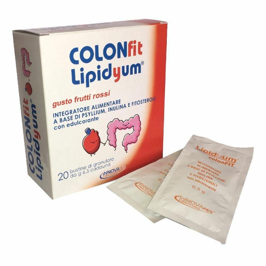 Lipidyum Colonfit Bustine con Frutti Rossi - Pacco da 20