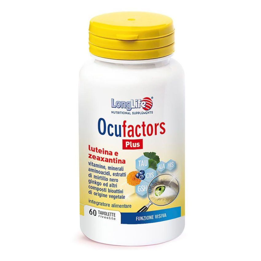 Ocufactors LongLife - 60 Compresse per la Salute degli Occhi