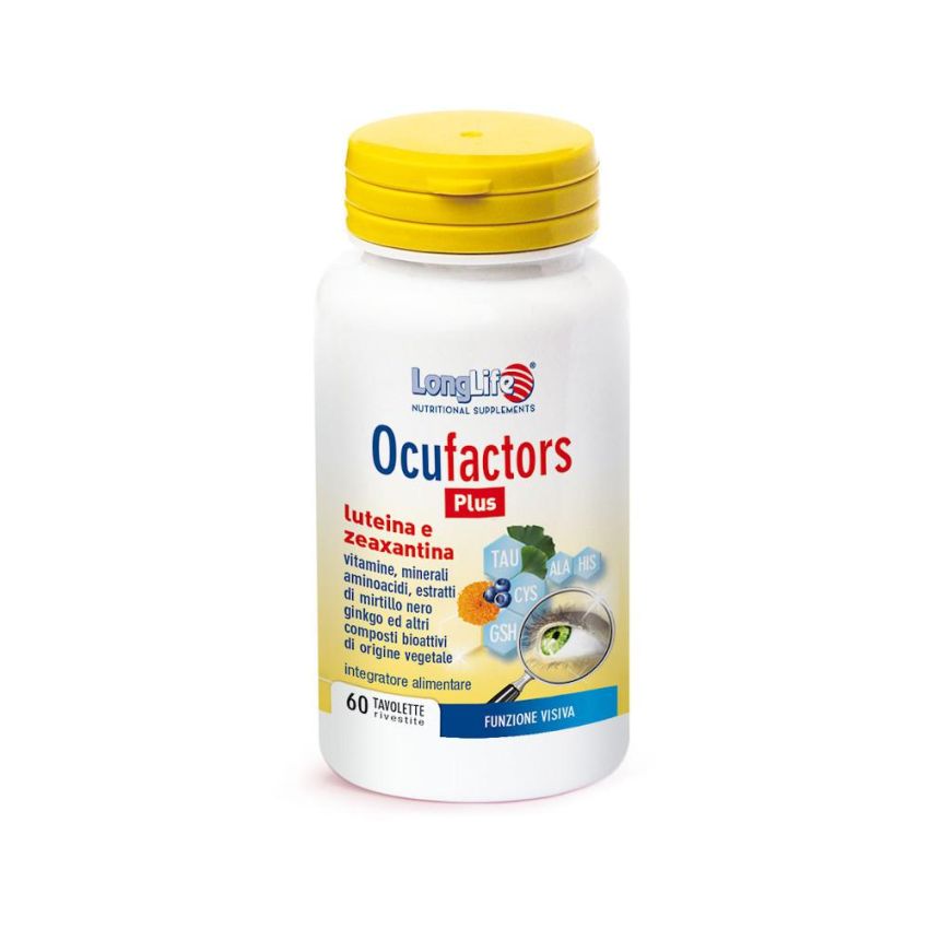 Ocufactors LongLife - 60 Compresse per la Salute degli Occhi