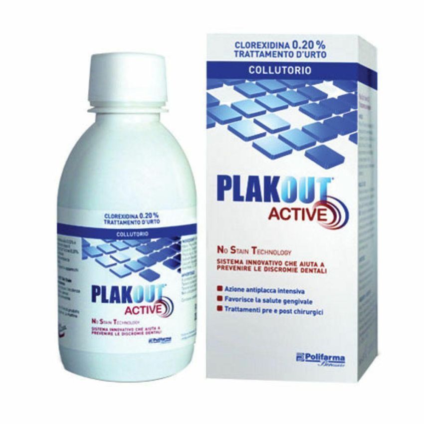 Plak Out Active Collutorio con Clorexidina 0,20% - 200ml