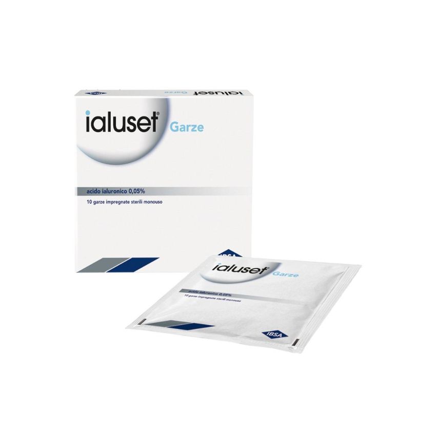 Ialuset Garza Medicata 10x10cm - 10 Pezzi