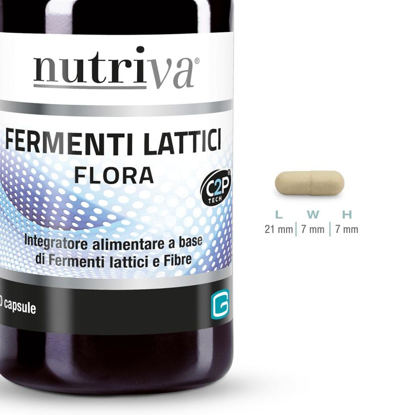 Nutriva Flora Probiotic 50 Capsule Supplement