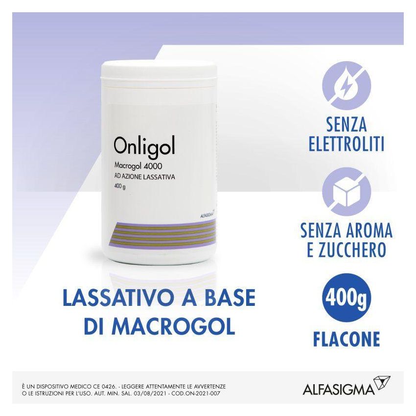 Onligol Lassativo Naturale in Polvere, 400g