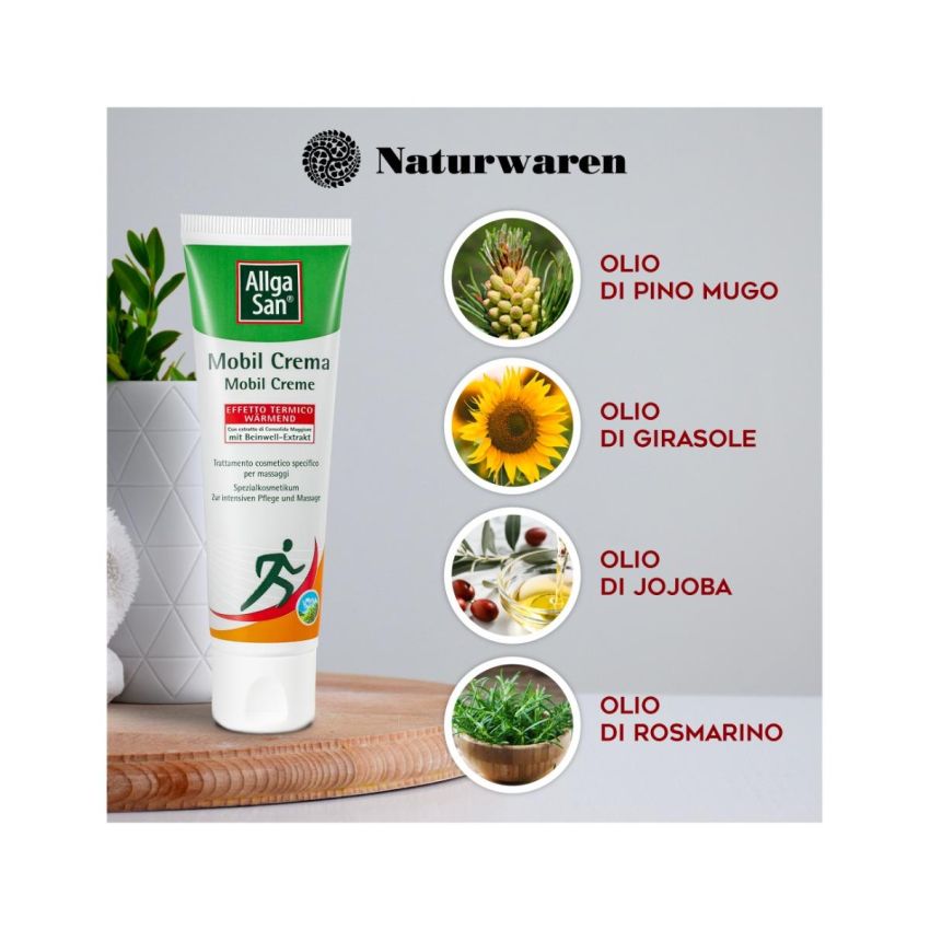 AllgaSan Crema Termica di Mobilità per Cervicale e Schiena - 50ml