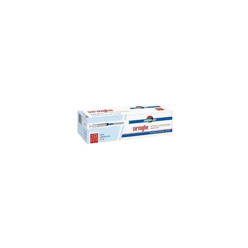 Master-Aid Siringa da 5ml per Venipuntura con Calibro 23 - Pacco da 10 Pezzi