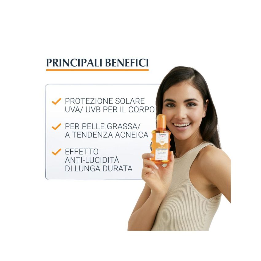 Eucerin Sunsensitive SPF50 Dry-Touch Sun Protection Spray - 200ml