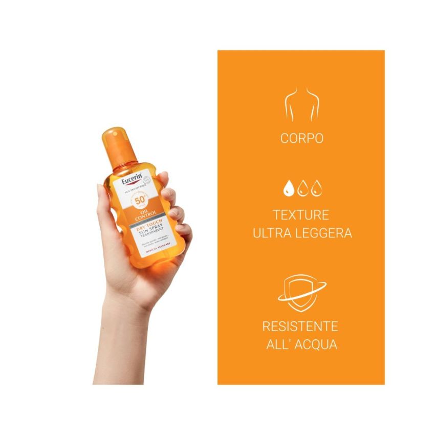 Eucerin Sunsensitive SPF50 Dry-Touch Sun Protection Spray - 200ml