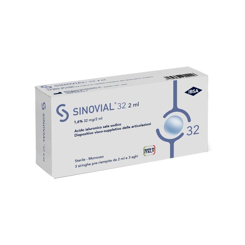 Sinovial Forte 1,6% Iniettabile - Confezione da 3 Siringhe