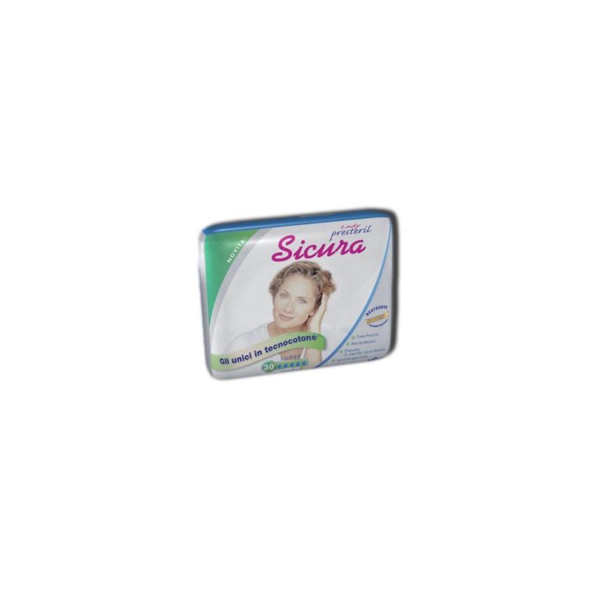 Presteril Lady Sicura Super Assorbenti - Pacco da 30 Pezzi
