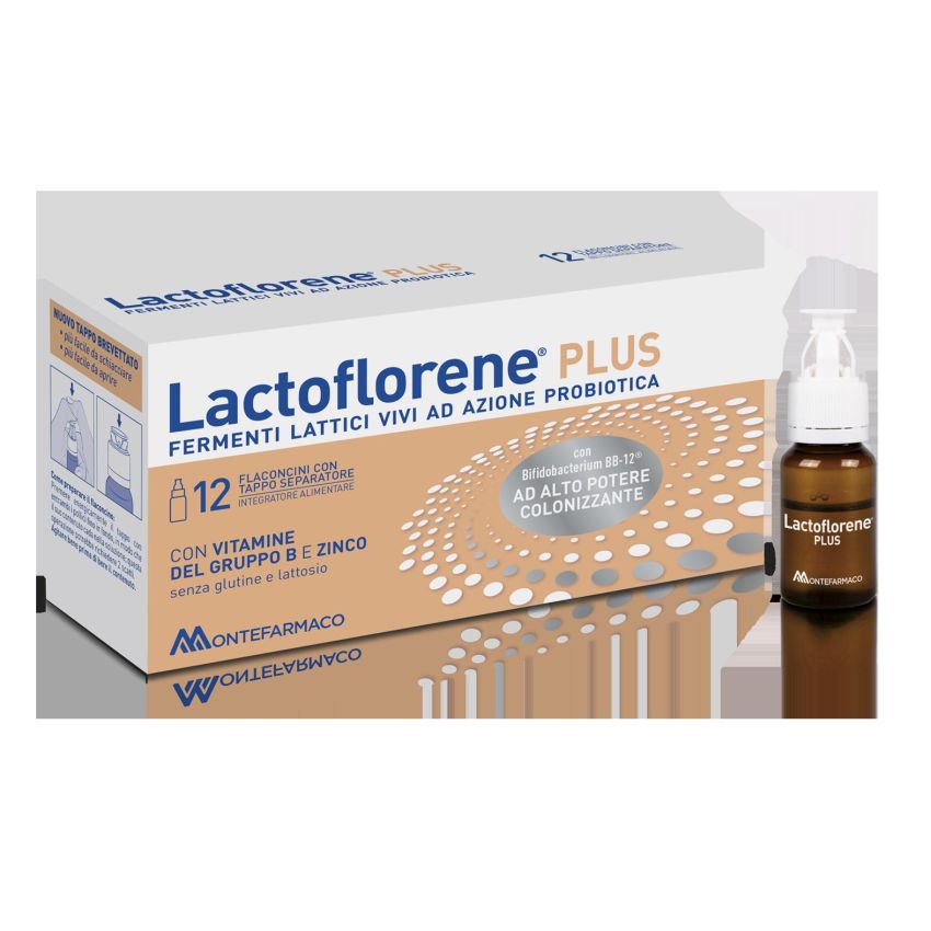 Lactoflorene Plus Probiotico in Flaconi da 10ml - Confezione da 12