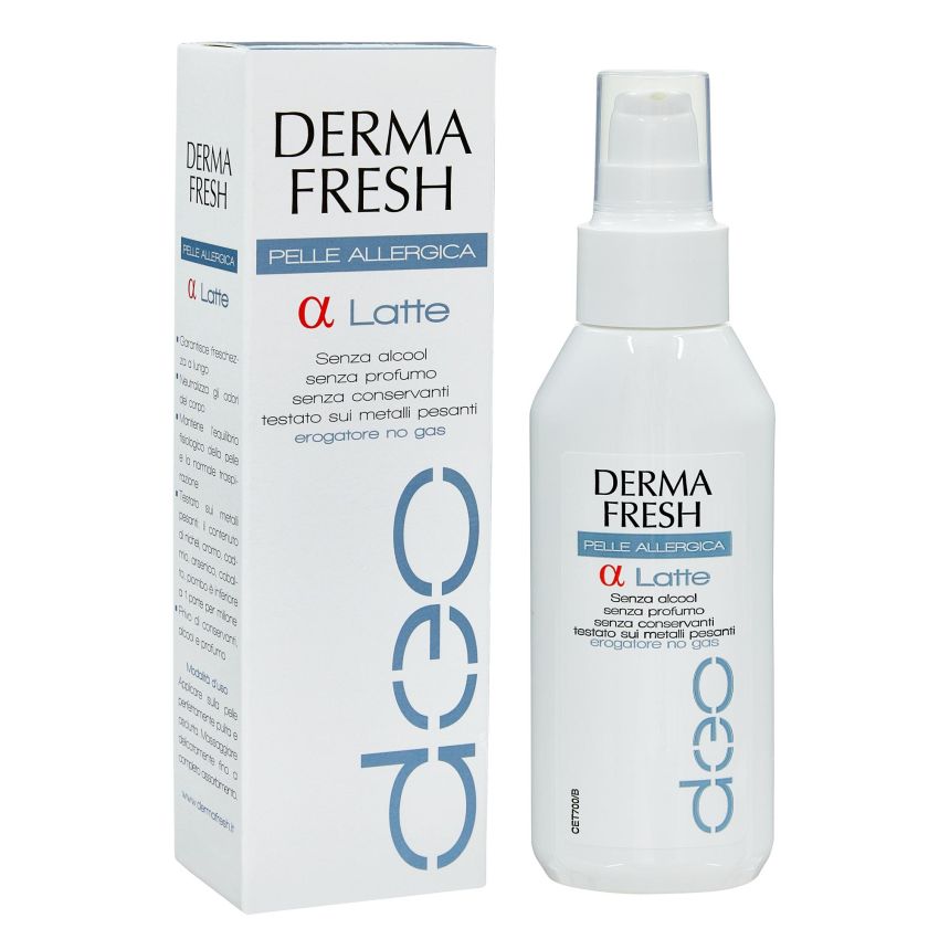 DermaFresh Alfalatte - Crema Idratante per Pelli Allergiche, 100ml