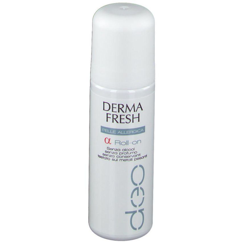 Dermafresh Roll-On Deodorante per Pelli Sensibili e Allergiche, 75ml