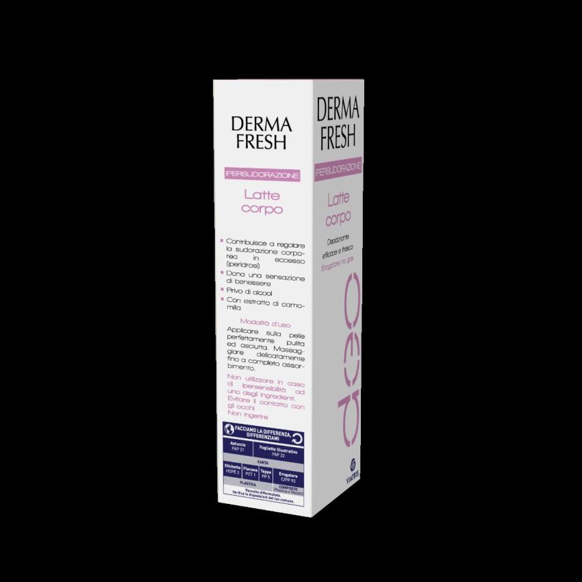 Dermafresh Deodorante Latte Corpo per Ipersudorazione - 100ml