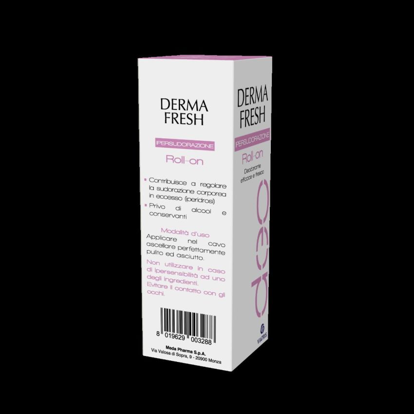 Dermafresh Roll-On 75ml per Ipersudorazione