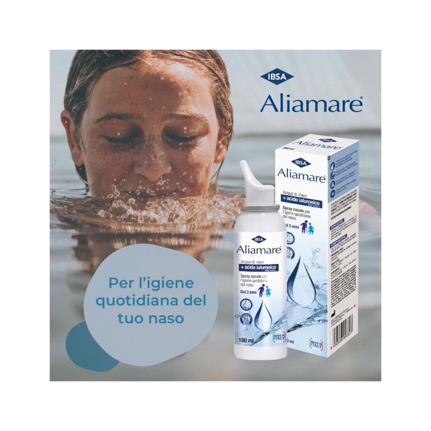 Aliamare Spray Nasale 100ml a Soluzione Isotonica