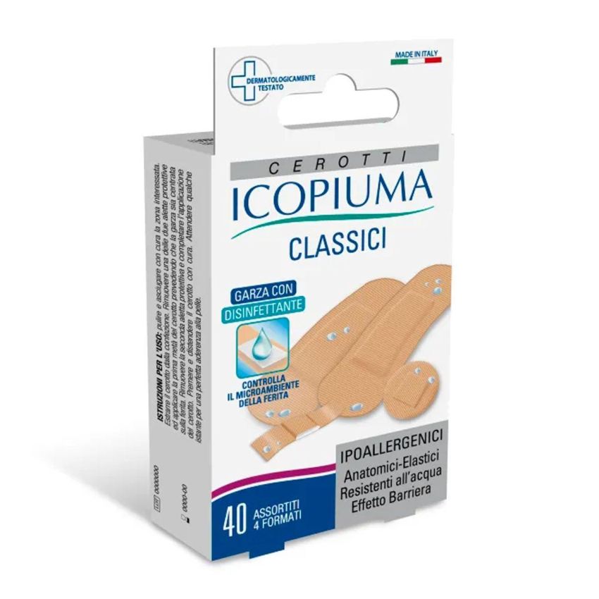 Cerotto Icopiuma Classico Assortito, Pacco da 40 Pezzi
