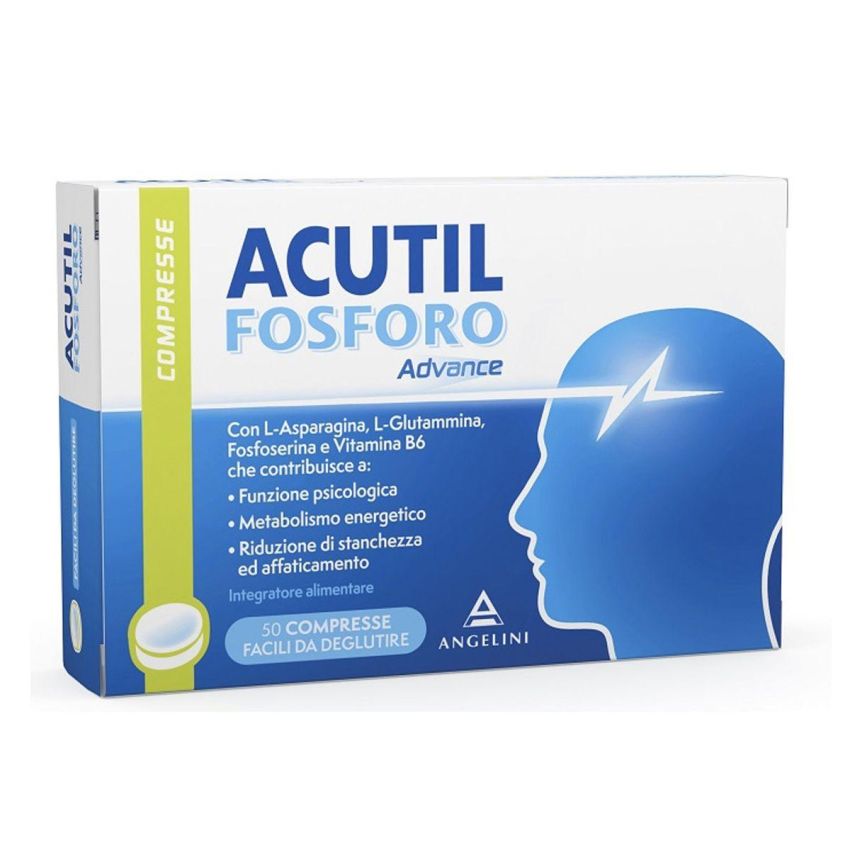 Acutil Fosforo Advance - Integratore per Memoria e Concentrazione, 50 Compresse