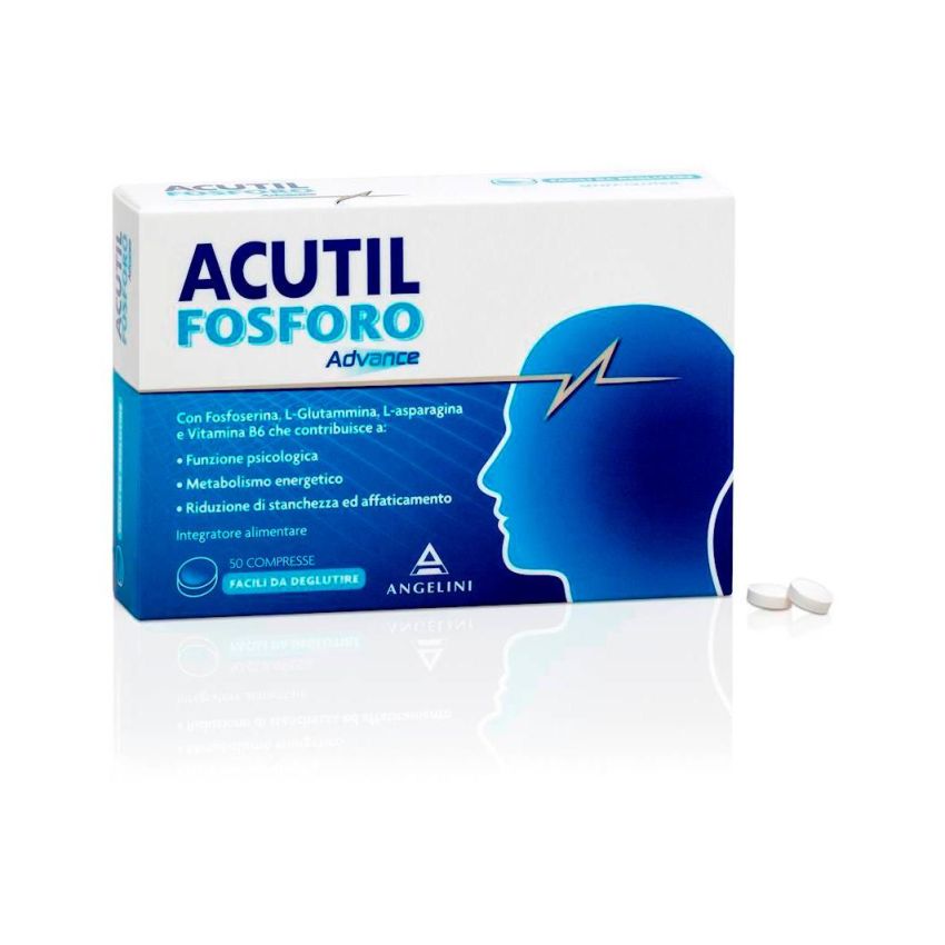 Acutil Fosforo Advance - Integratore per Memoria e Concentrazione, 50 Compresse