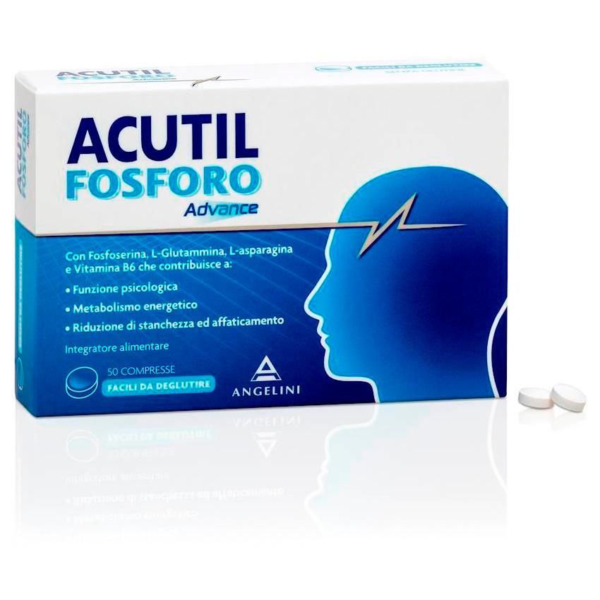 Acutil Fosforo Advance - Integratore per Memoria e Concentrazione, 50 Compresse