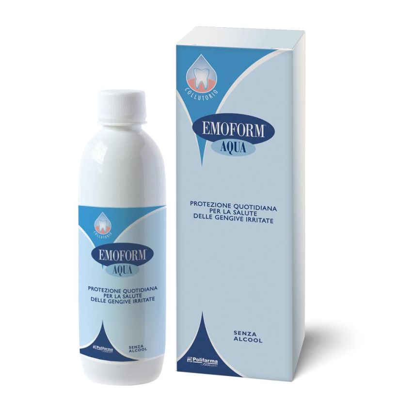 Emoform Aqua Collutorio per Igiene Orale, 300ml