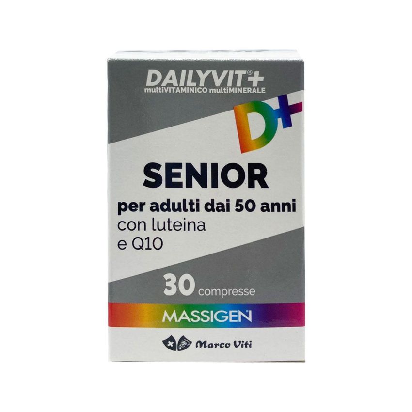 Massigen Dailyvit+ Integratore Multivitaminico per Anziani, 30 Compresse