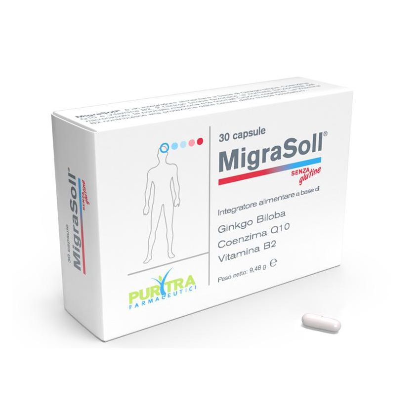 Migrasoll Relief - 30 Compresse per il Controllo delle Emicranie