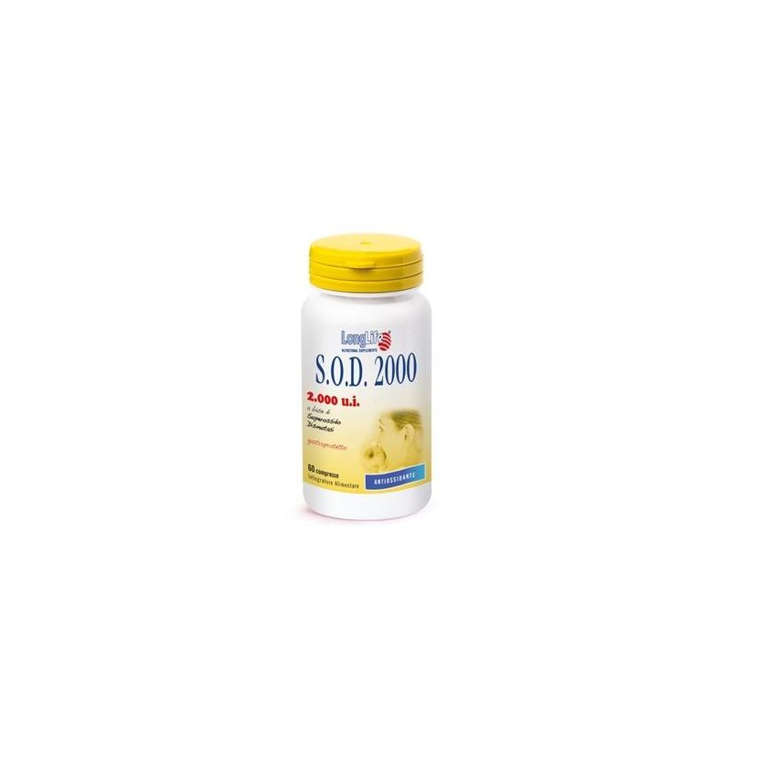 Longlife S.O.D. 2000 U.I. Antioxidant - 60 Tavolette