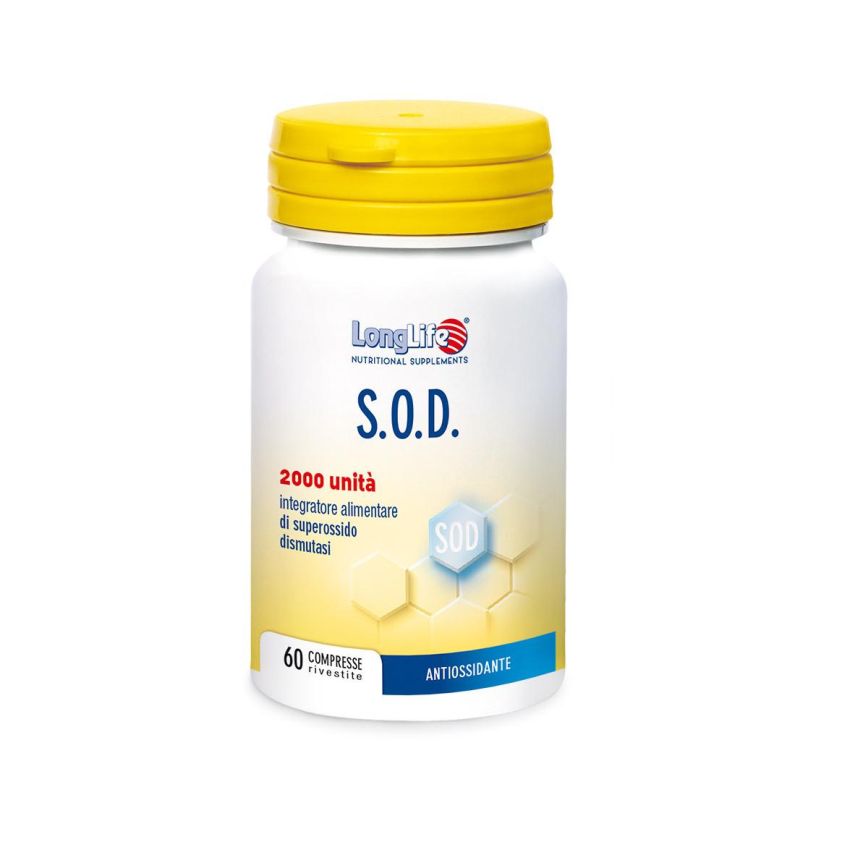 Longlife S.O.D. 2000 U.I. Antioxidant - 60 Tavolette