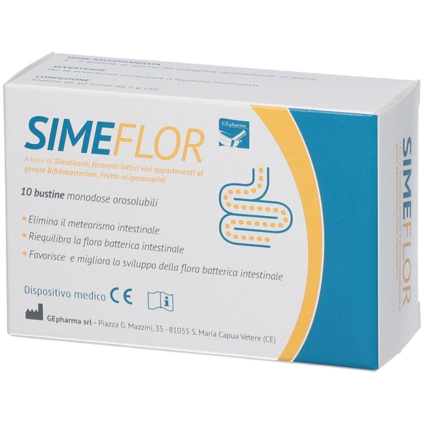 Simeflor Polvere Solubile in Acqua - 10 Bustine Monodose da 2g