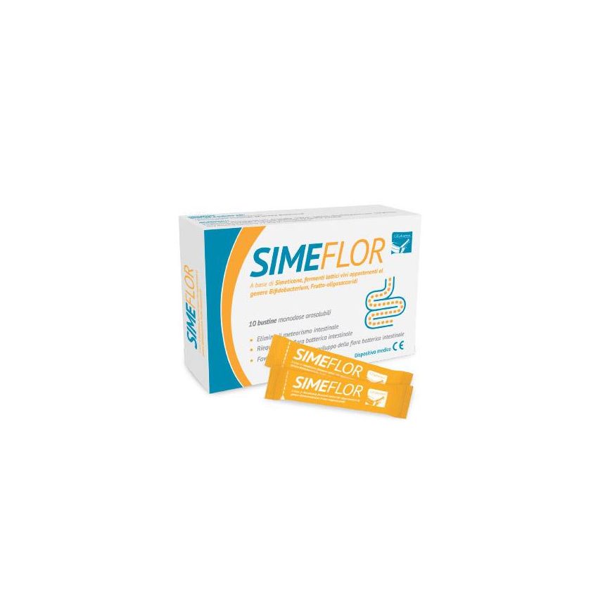 Simeflor Polvere Solubile in Acqua - 10 Bustine Monodose da 2g