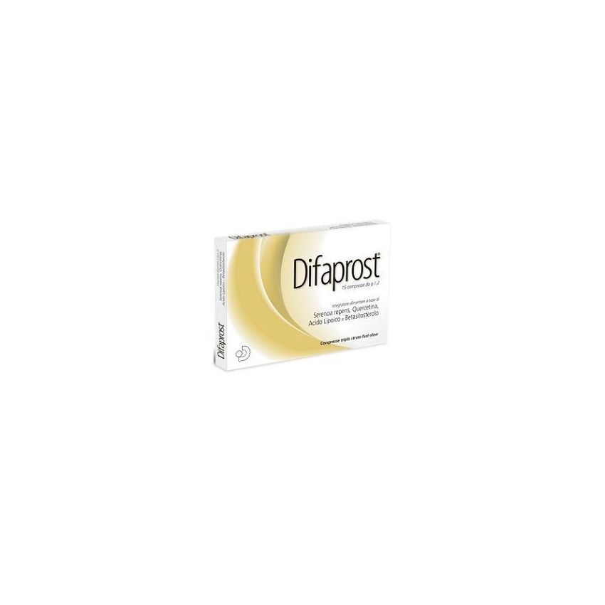Difaprost - Integratore Alimentare Prostata, 15 Compresse