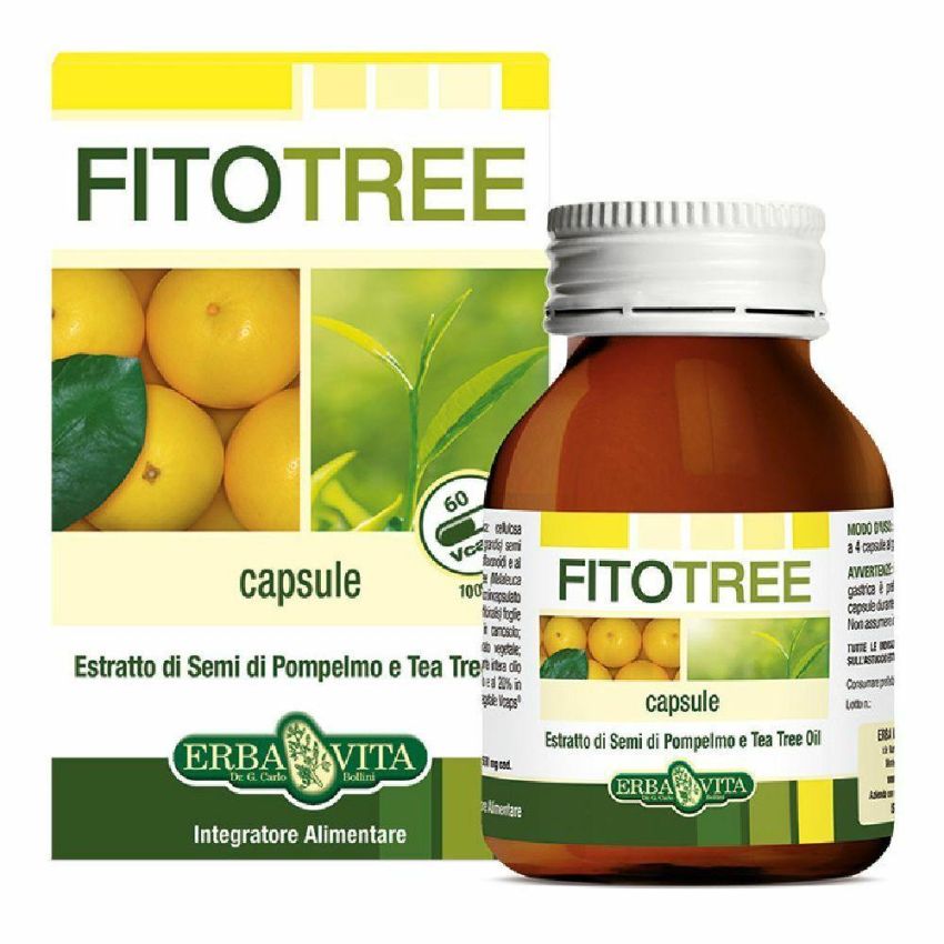 Erba Vita Fitotree - 60 Capsule Salutari a Base di Erbe Naturali