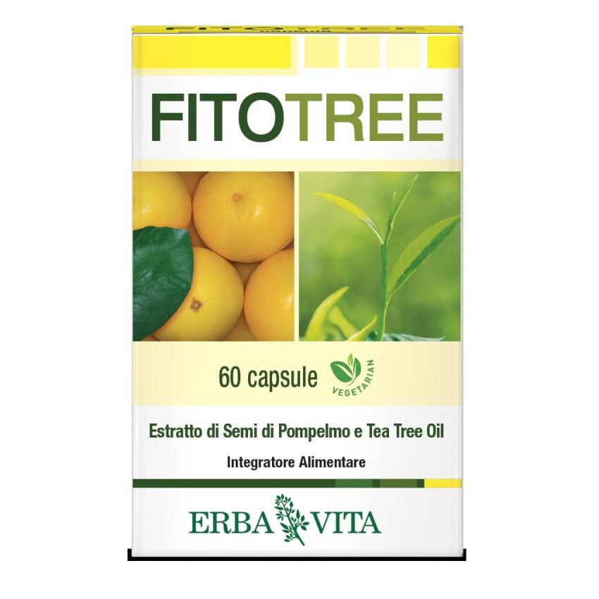 Erba Vita Fitotree - 60 Capsule Salutari a Base di Erbe Naturali