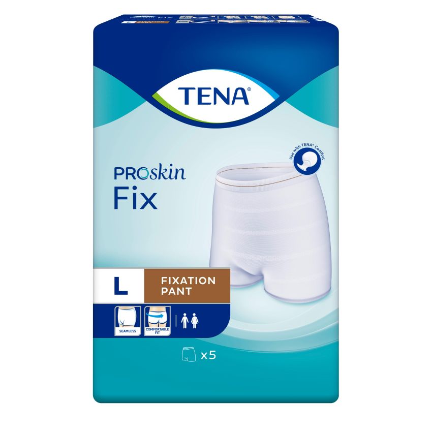 Tena Fix Mutandine di Fissaggio - Taglia Large, Confezione da 5 Pezzi
