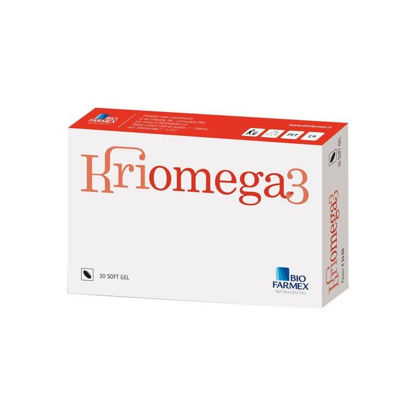 Kriomega 3: 30 Capsule di Omega-3 in Softgel