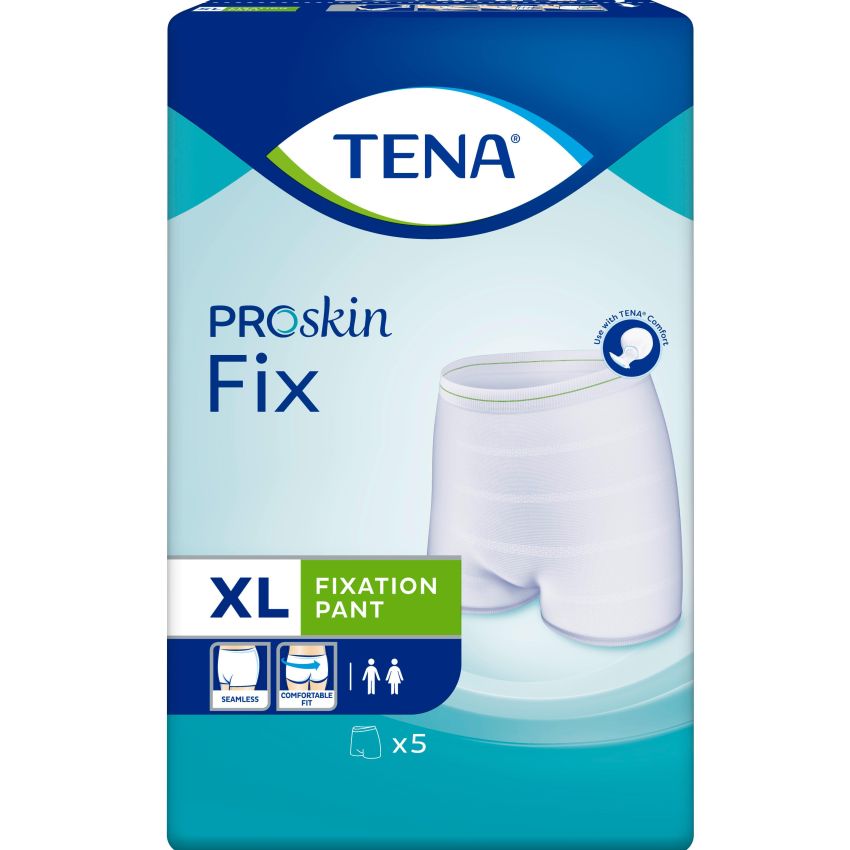 Tena Fix Mutandine Fissanti, Taglia XL, Pacco da 5 Pezzi
