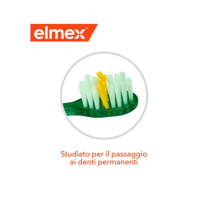 Spazzolino Junior Elmex per Bambini 6-12 Anni - Setole Morbide