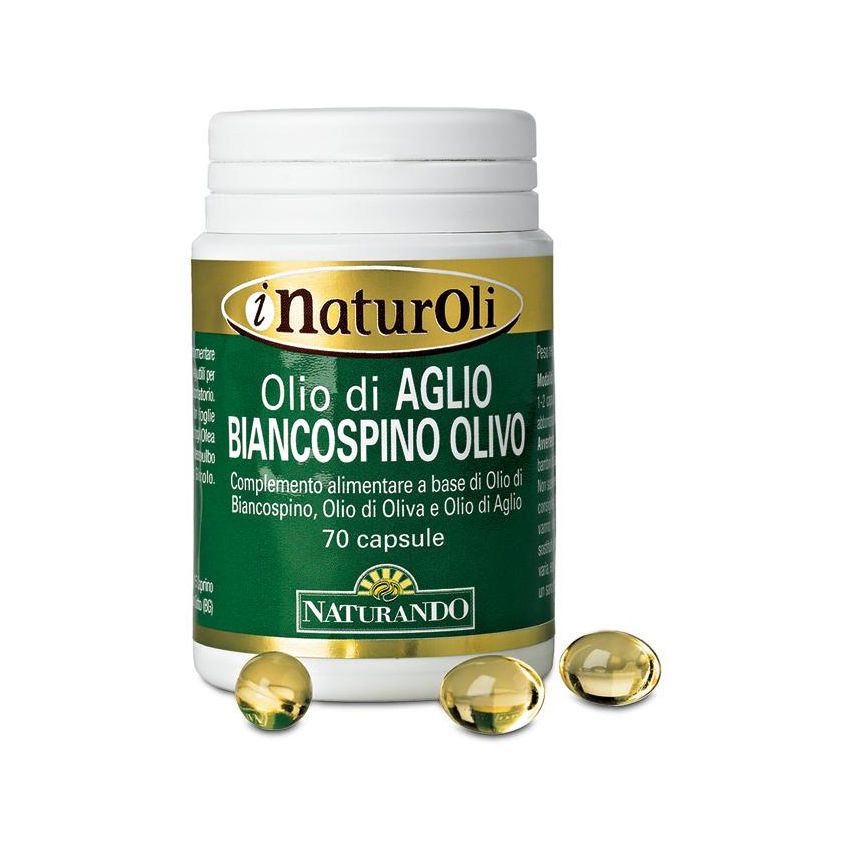 Naturoli: 70 Perle di Aglio, Biancospino e Olivo