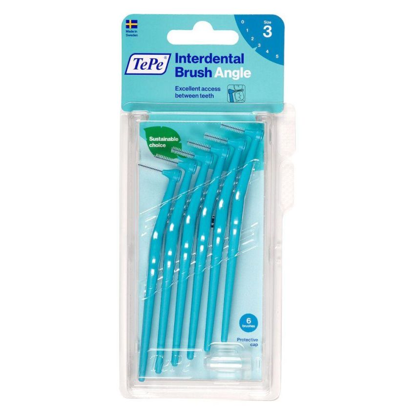 TePe Angle Scovolino Blu 0.6mm - Set da 6 Pezzi