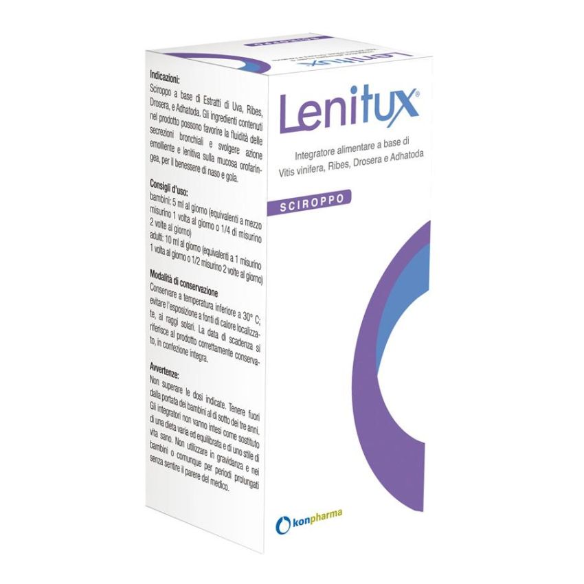 Lenitux Sciropo Lenitivo per la Tosse 100ml