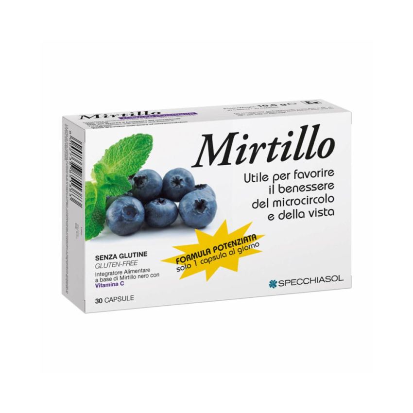 Mirtillo Puro - Integratore Alimentare in Capsule, 30 Pezzi