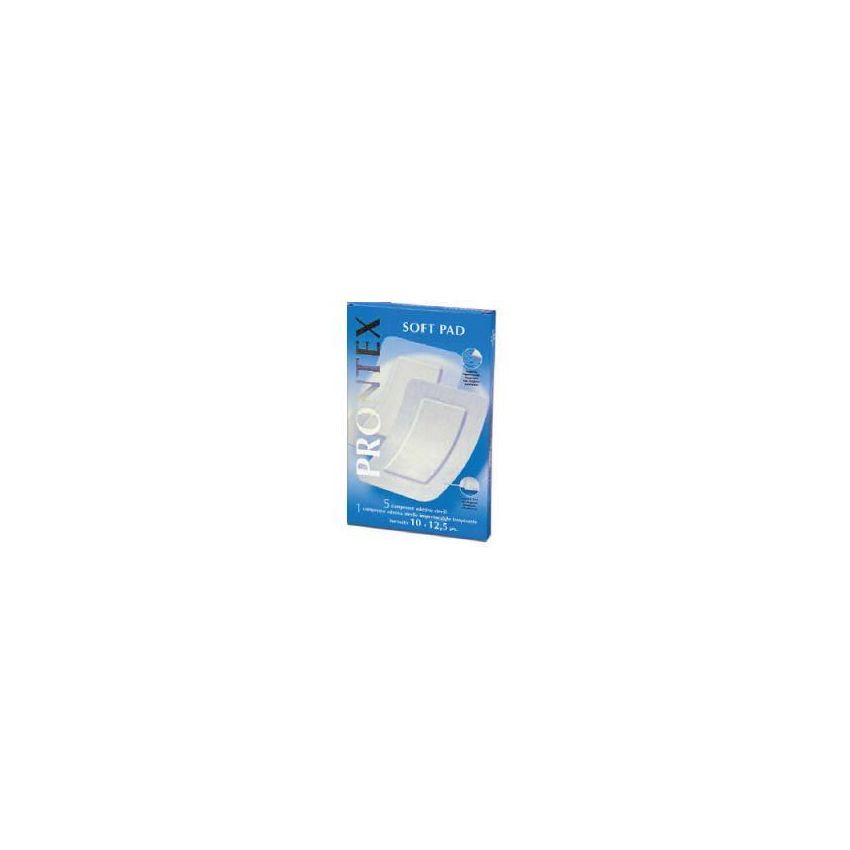 Prontex Soft Pad Garza Medicale 10X12.5cm, Confezione da 6 Pezzi